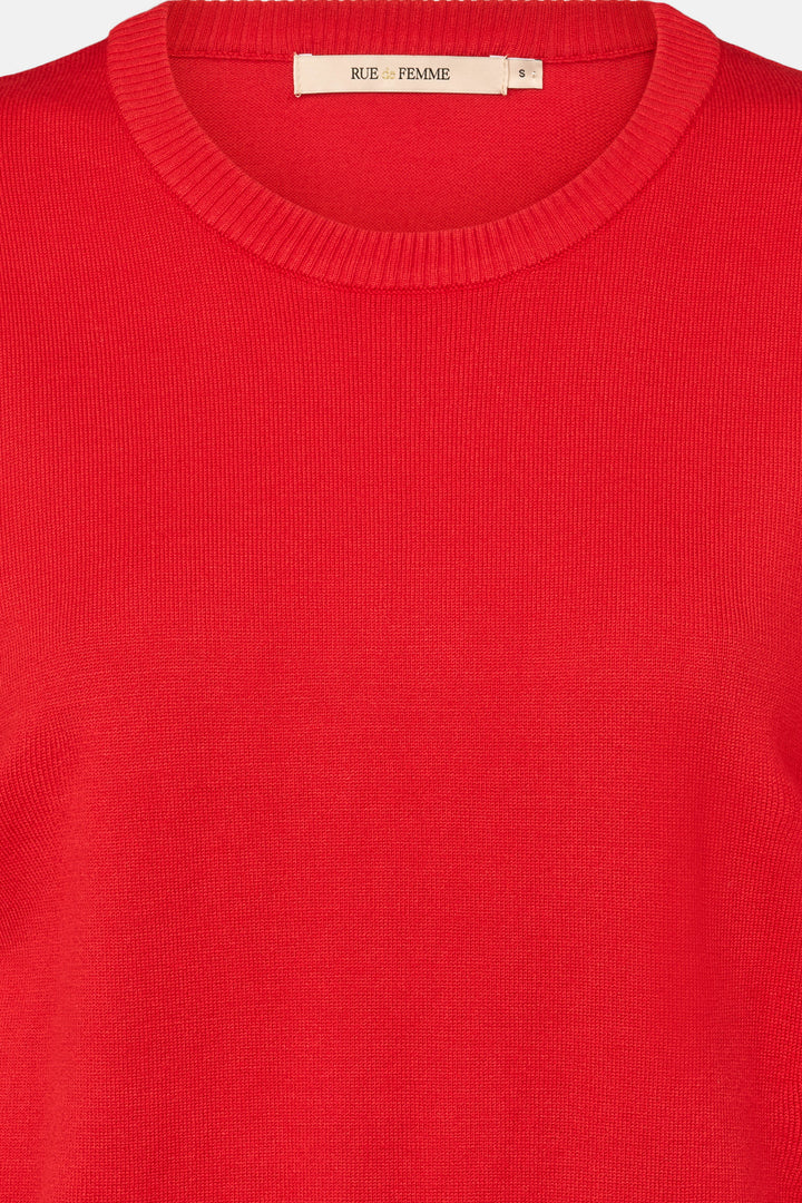 Rue de Femme Softy Sorrel strik KNITWEAR, LIGHT 310 Mars red