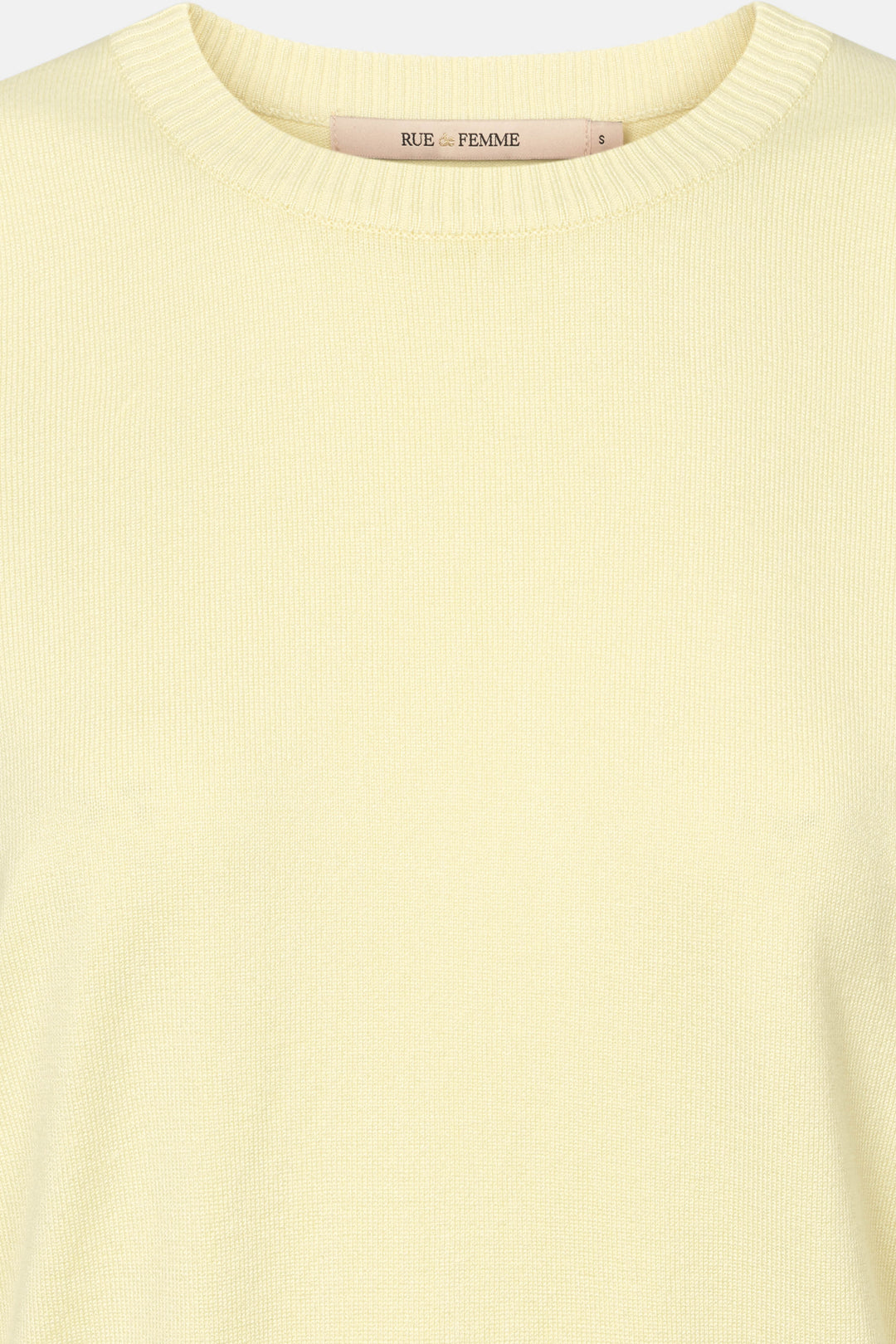 Rue de Femme Softy Sorrel strik KNITWEAR, LIGHT 703 Soft yellow