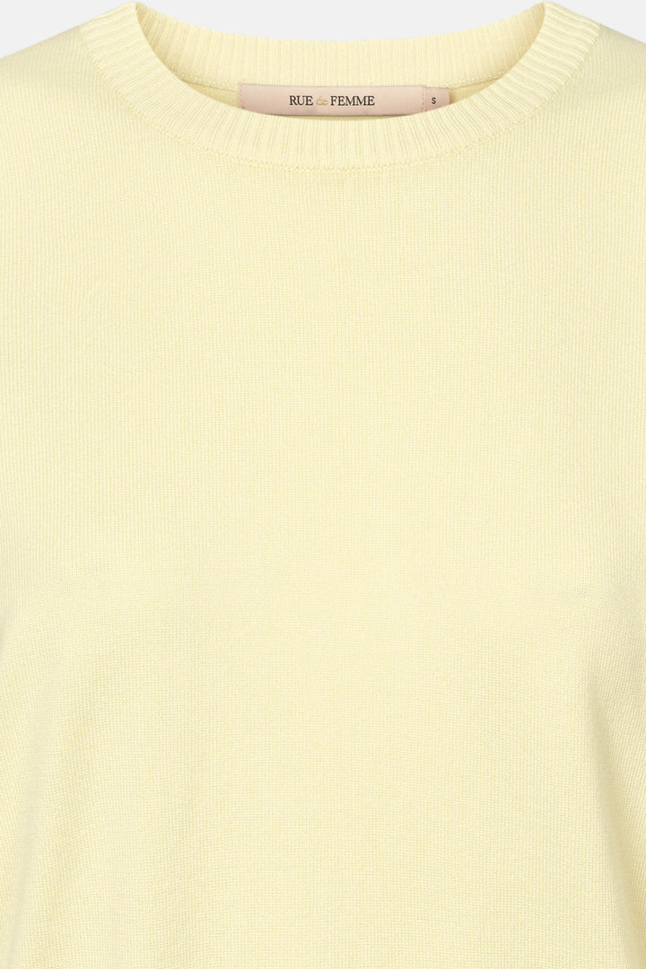 Rue de Femme Softy Sorrel strik KNITWEAR, LIGHT 703 Soft yellow