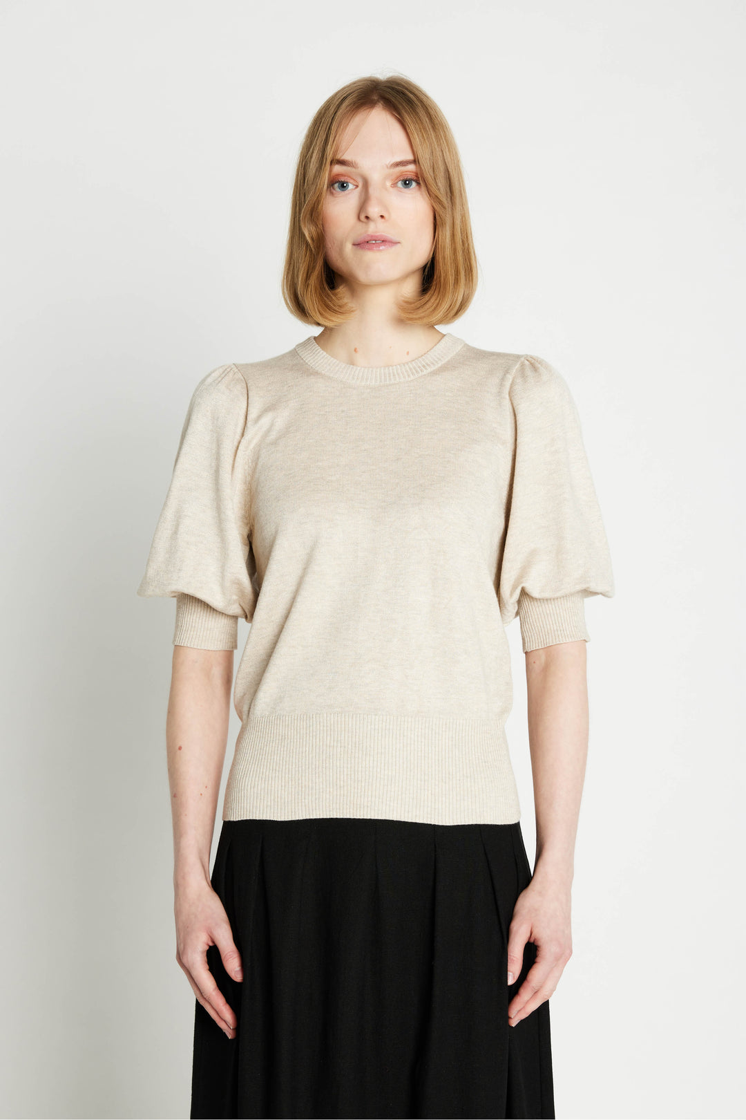 Rue de Femme Softy Sorrel strik KNITWEAR, LIGHT Sand