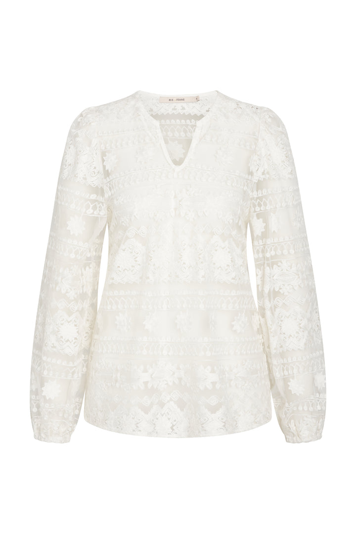 Rue de Femme Suzie Bluse BLOUSE 02 Off white