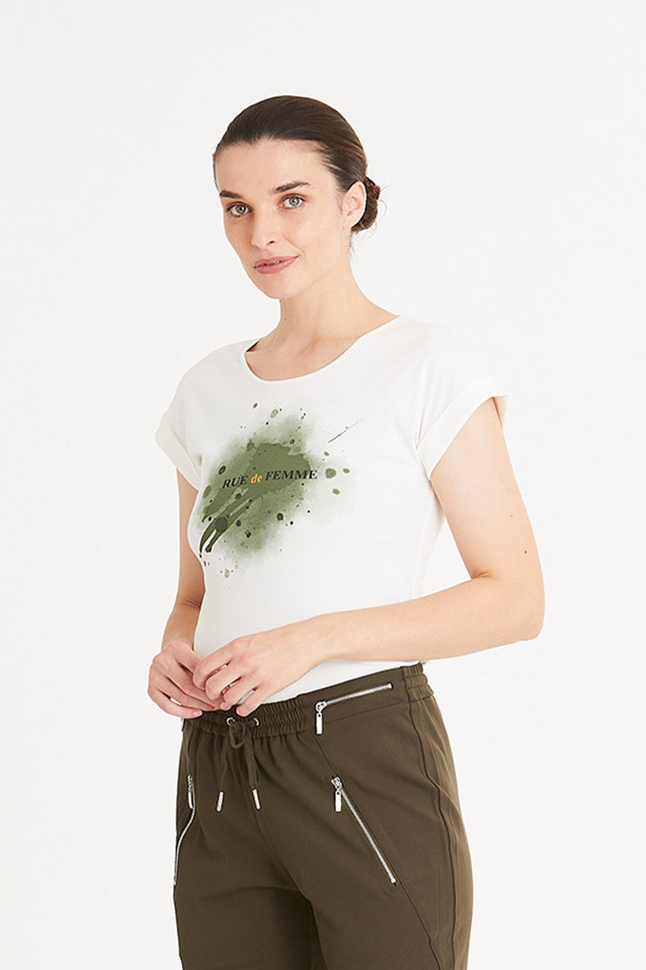 Rue de Femme Svea t-shirt T-SHIRTS 02 Off white