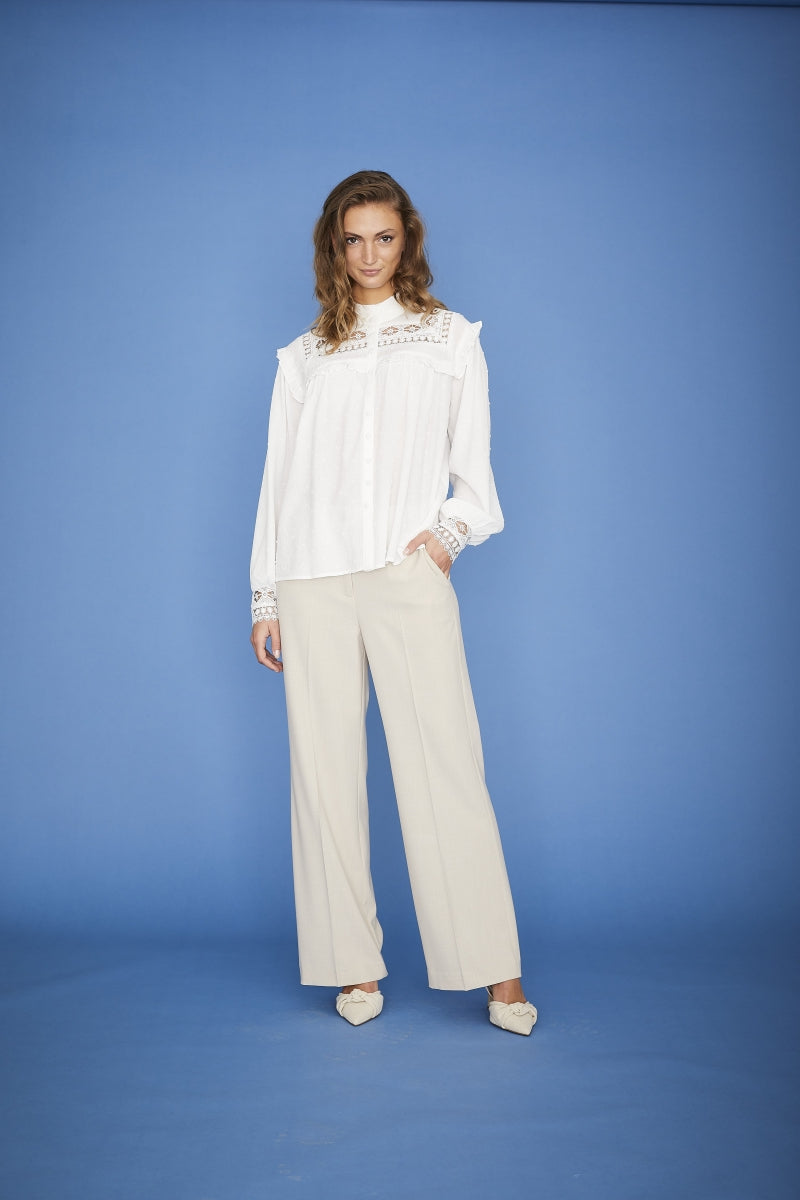 Rue de Femme Tana bukser TROUSERS 133 White-sand