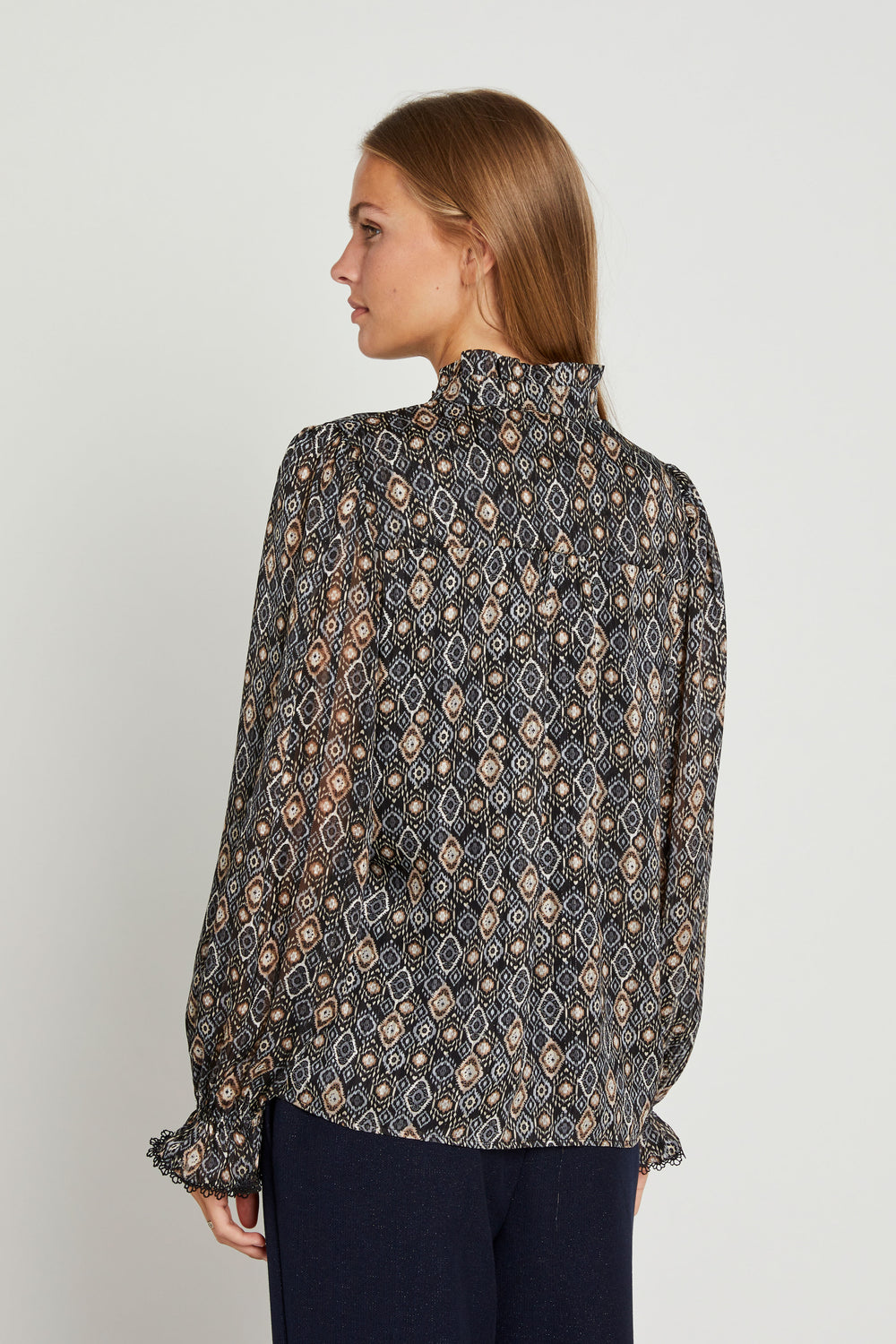 Rue de Femme Thara skjorte SHIRTS Sort