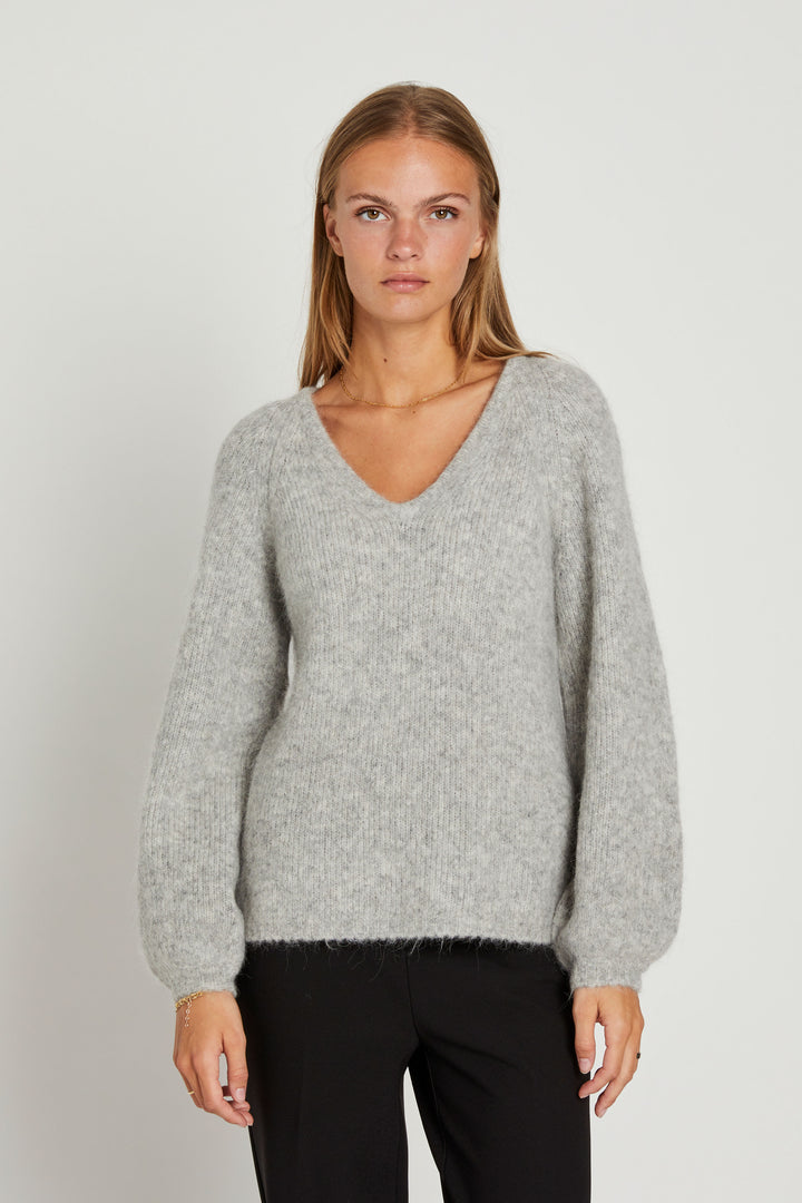 Rue de Femme Vala Strik KNITWEAR, HEAVY 16 Ligth grey