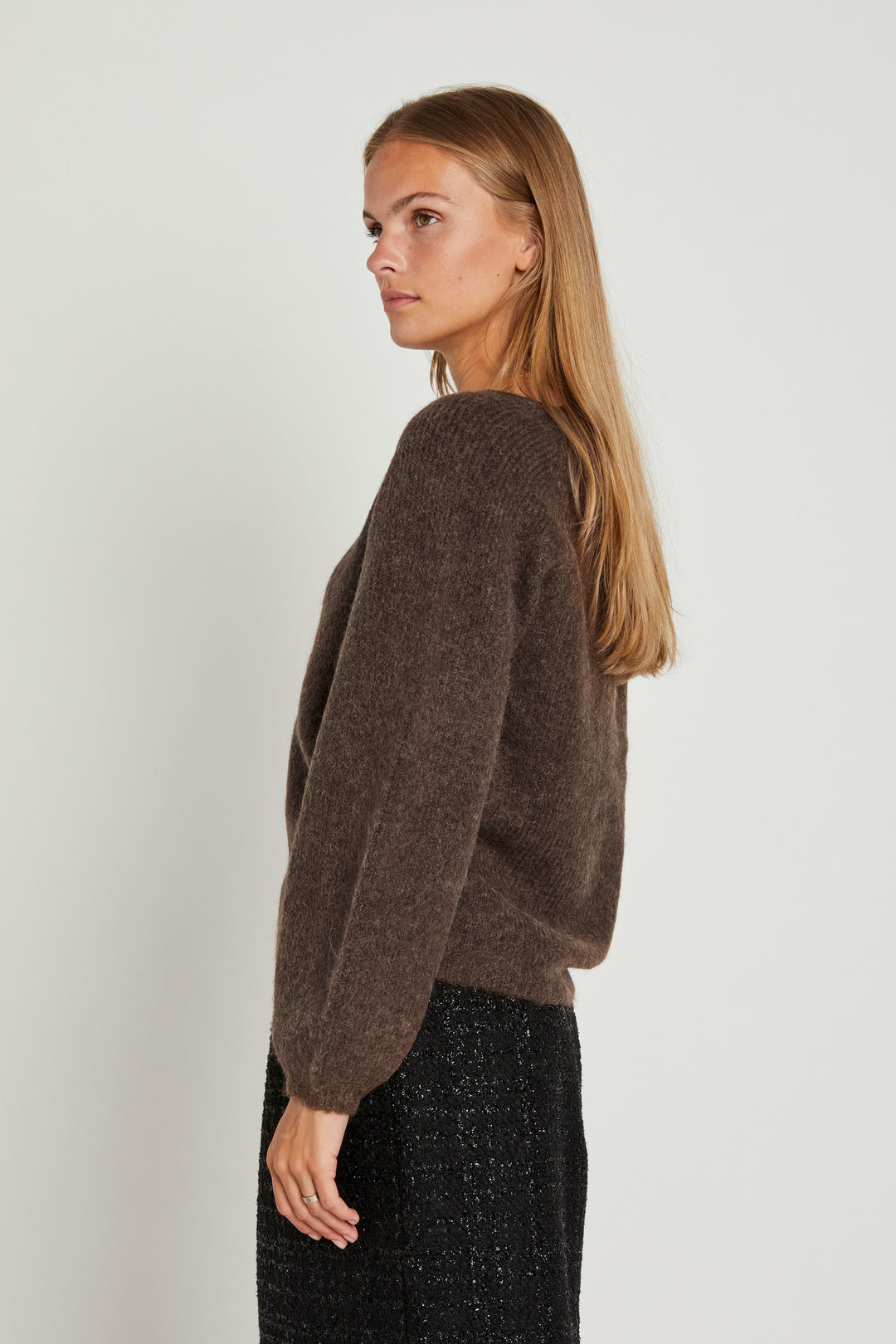 Rue de Femme Vala Strik KNITWEAR, HEAVY 45 Bitter chocolate