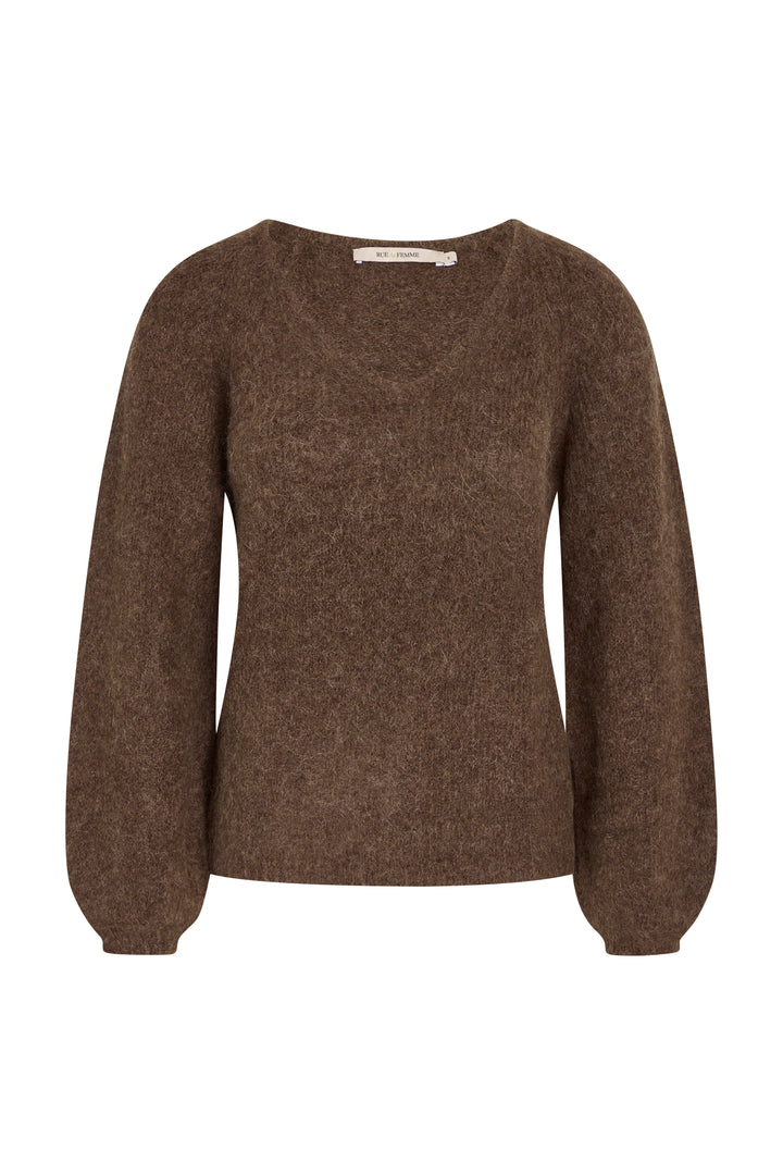 Rue de Femme Vala Strik KNITWEAR, HEAVY 45 Bitter chocolate