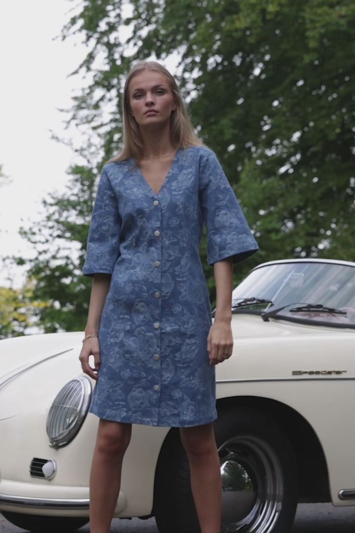 Rue de Femme 7510RDFMarlowe kjole DRESSES 213 Sky blue