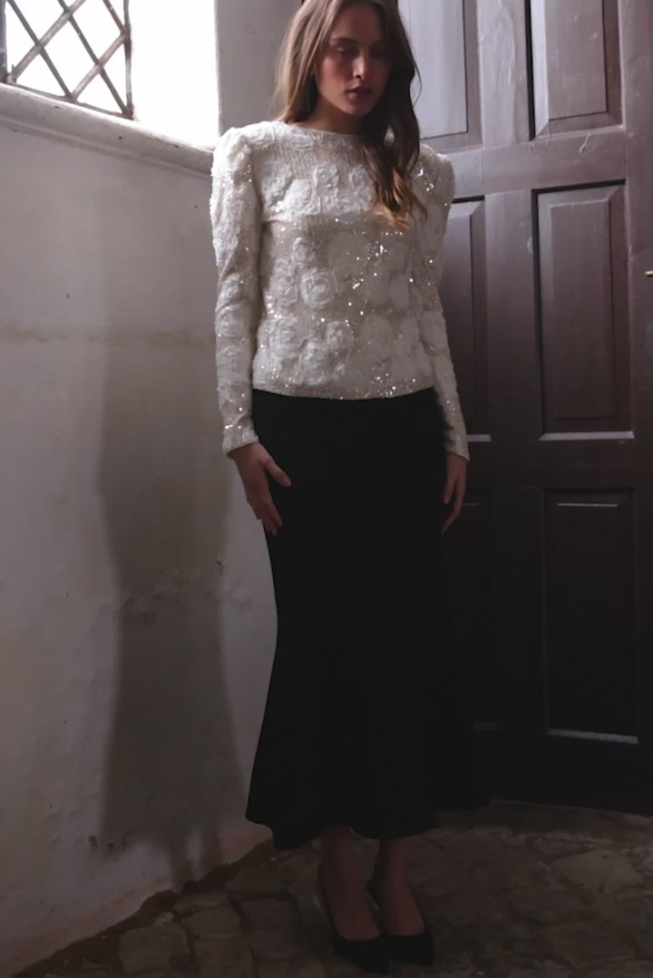 Rue de Femme RDEdda vendbar bluse BLOUSE 02 Off white