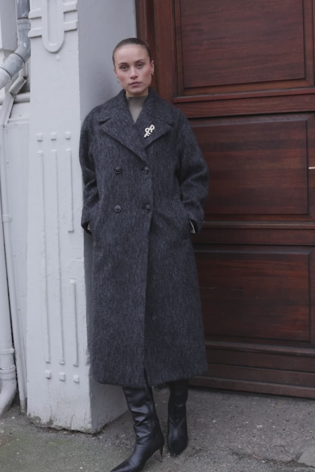 Rue de Femme RDFKanza frakke OUTERWEAR, HEAVY 403 Storm grey