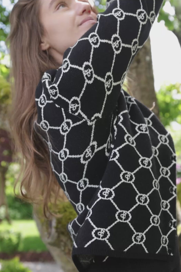 Rue de Femme RDFJosiane strik KNITWEAR Sort