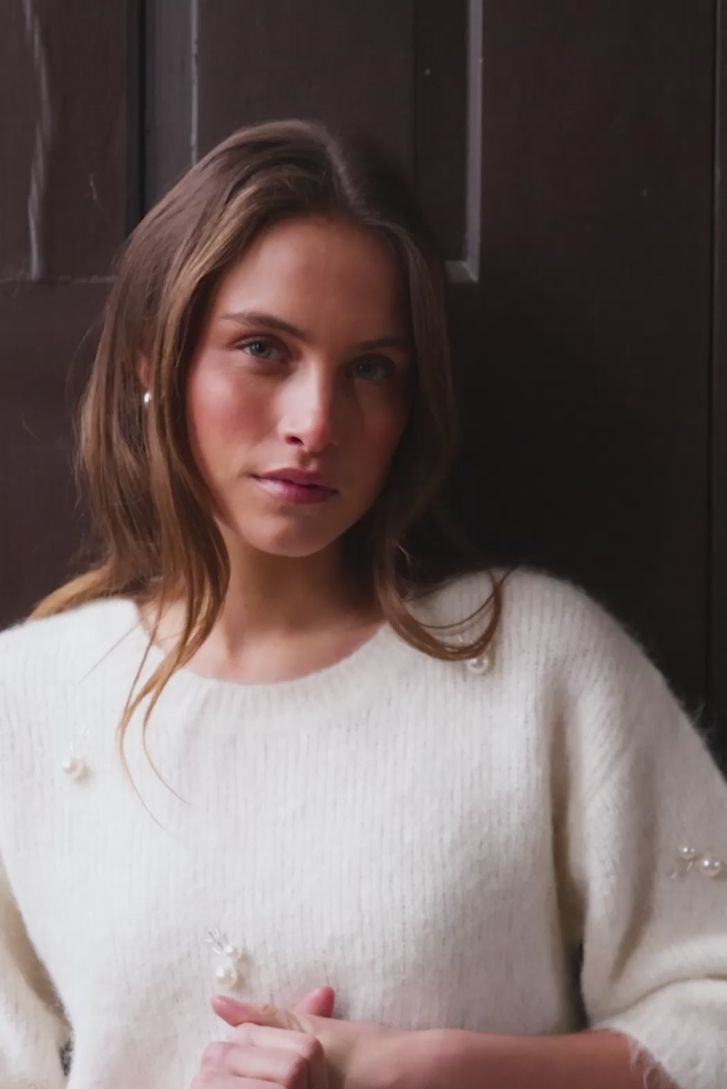 Rue de Femme RDFDora strik KNITWEAR 02 Off white